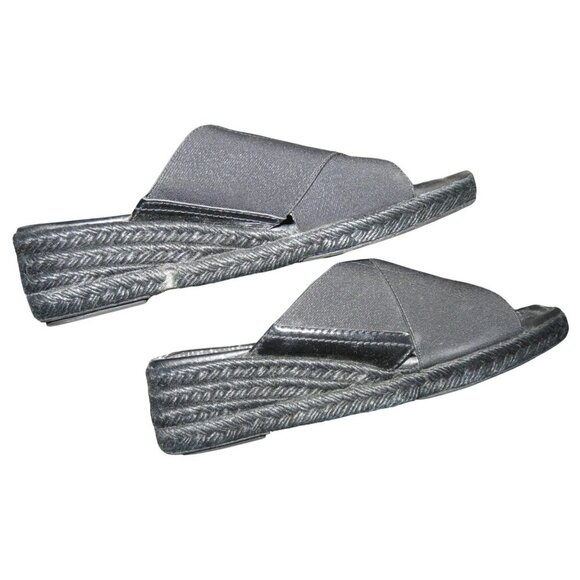 Donald J. Pliner Bosna Made On the Beaches of Spain Criss Cross Wedges size 8 - Picture 6 of 7